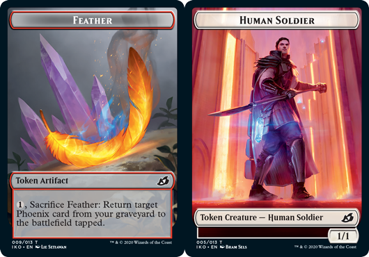 Feather Token // Human Soldier Token (005) - Foil Feather Token // Human Soldier Token (005) - Foil