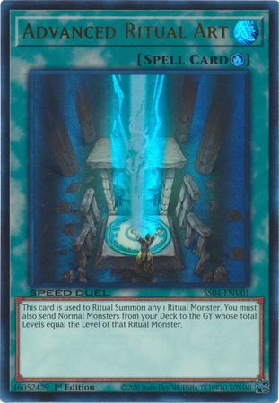 Art rituel avance - SS04-ENV01 - Ultra rare - 1ere edition // Speed Duel Starter Deck - Match of the Millenium