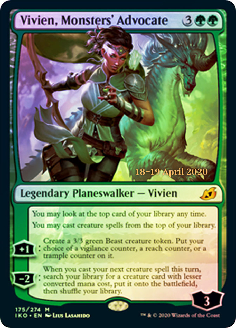 Vivien, Monsters Advocate - Foil - Prerelease Promo