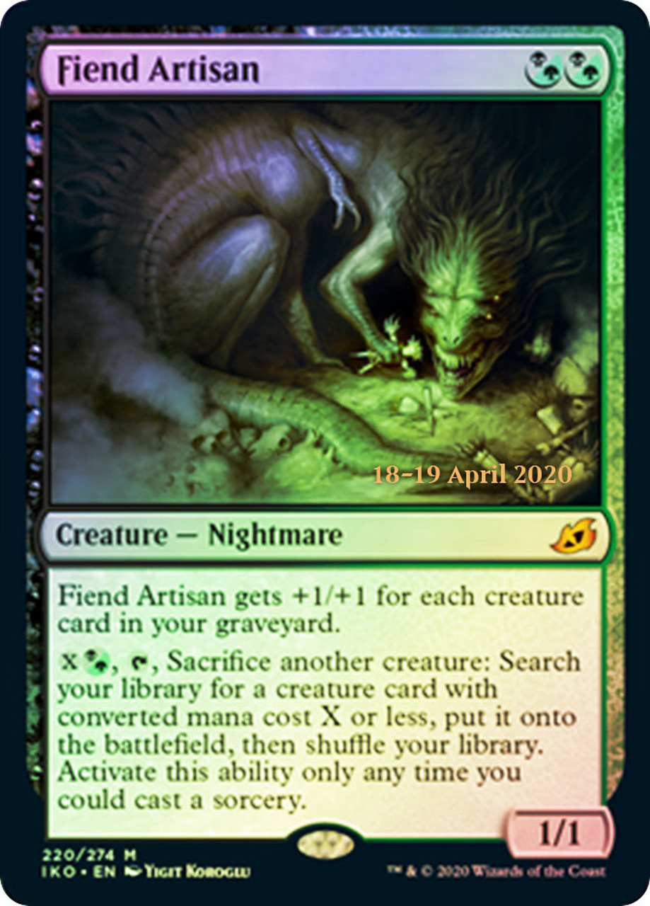 Fiend Artisan - Foil - Prerelease Promo