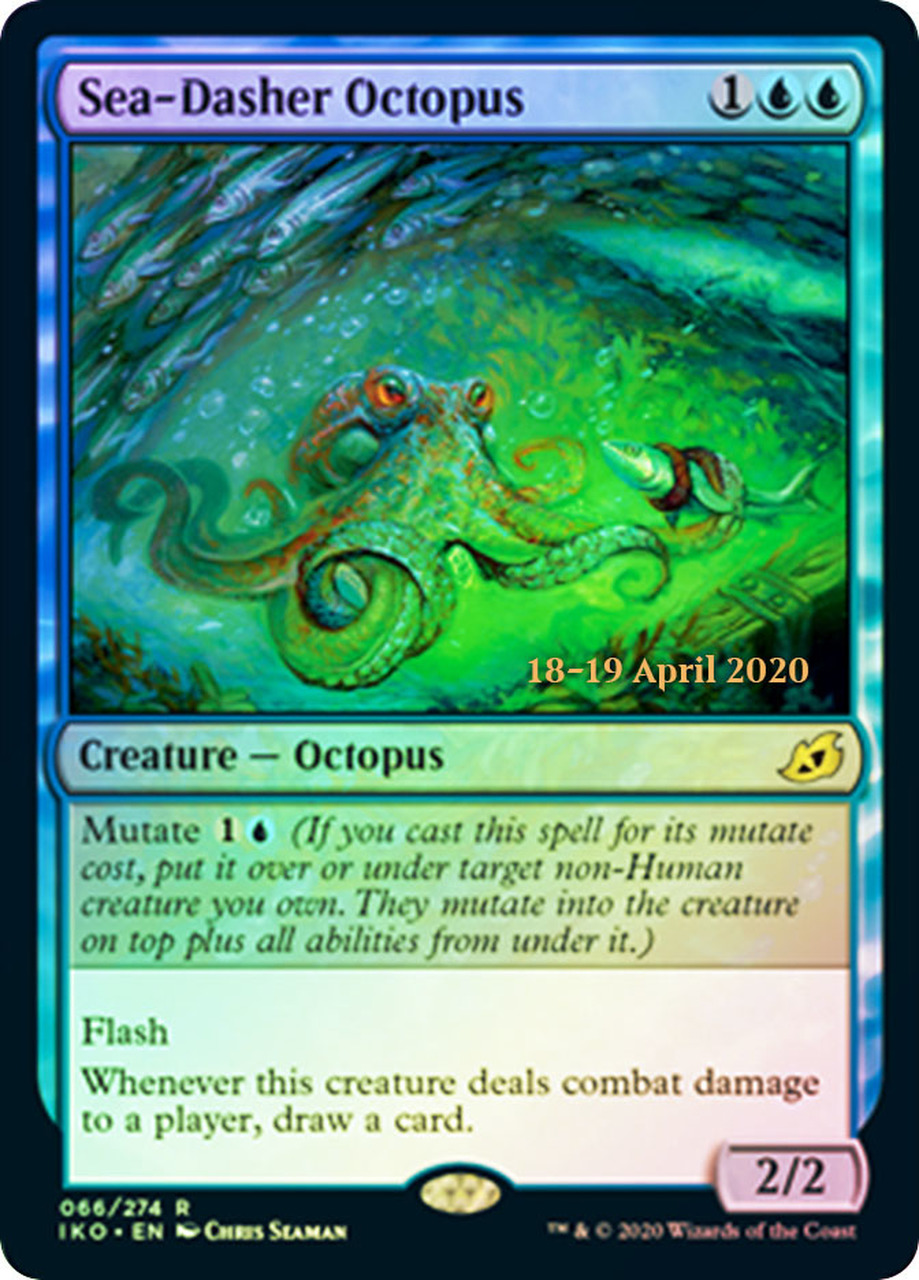 Sea-Dasher Octopus - Foil - Prerelease Promo