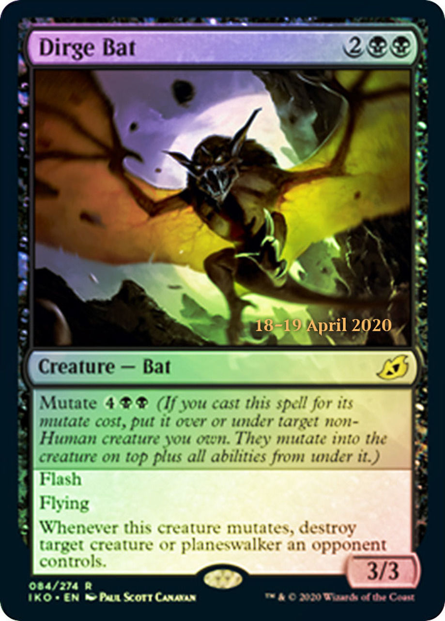 Dirge Bat - Foil - Prerelease Promo