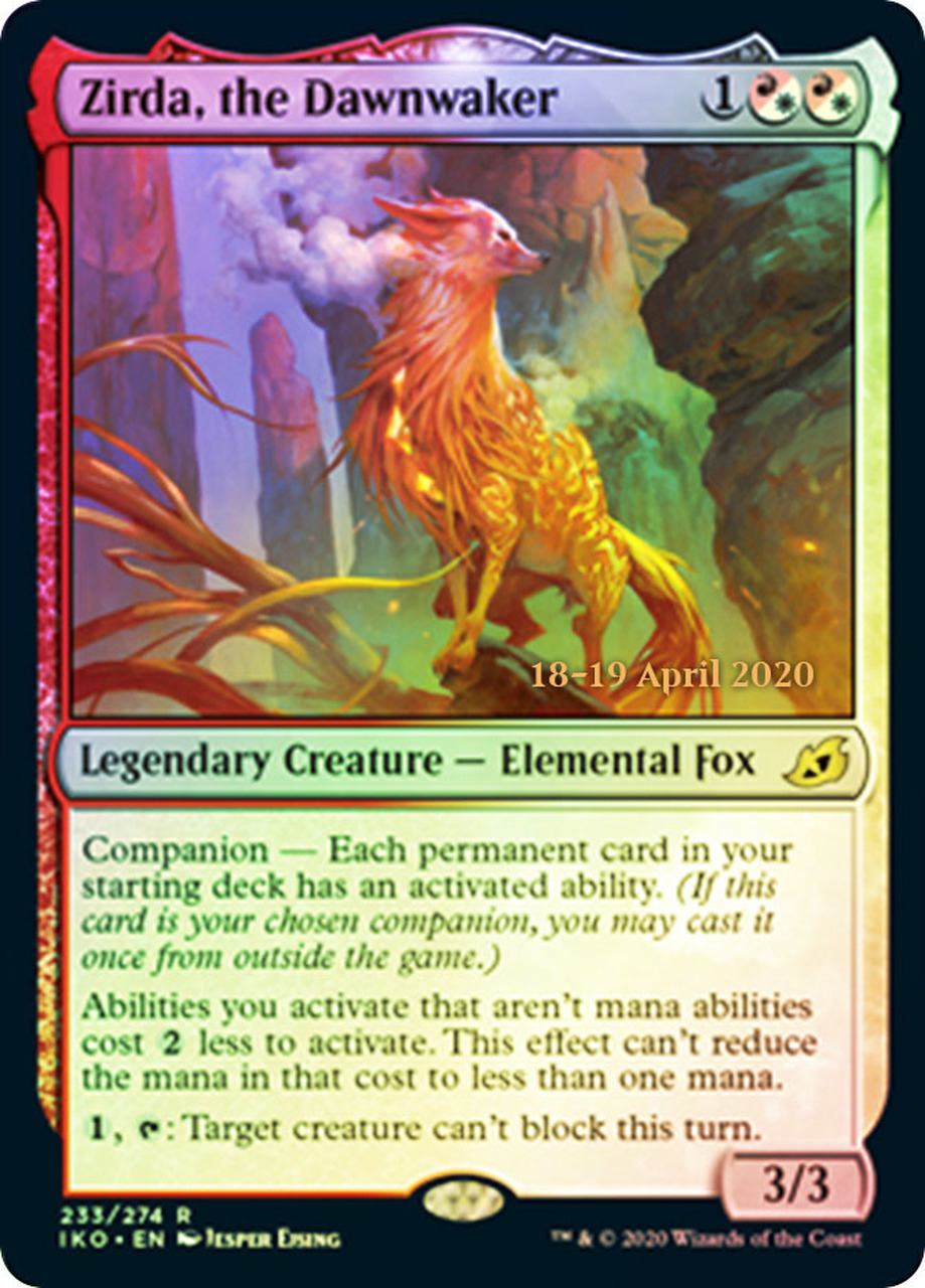 Zirda, the Dawnwaker - Foil - Prerelease Promo