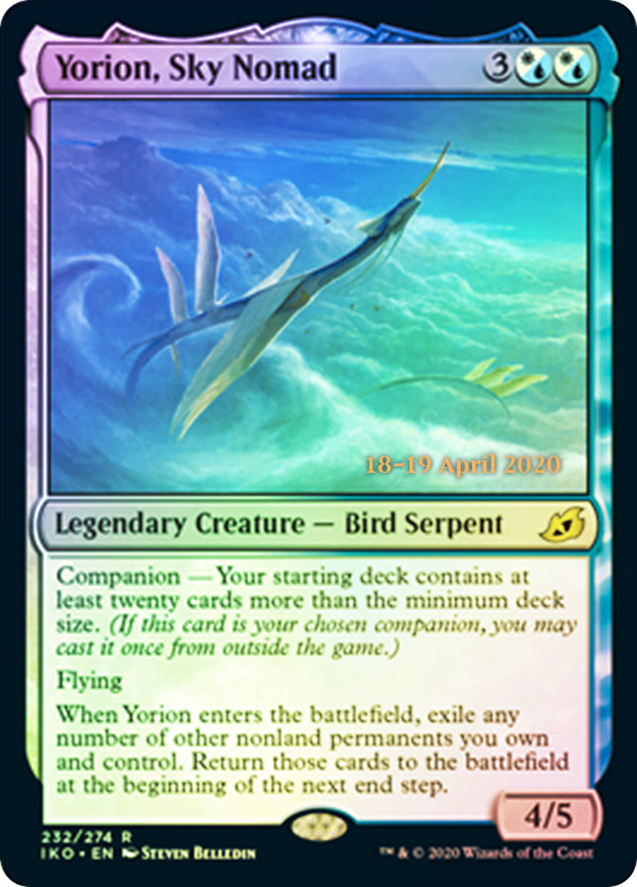 Yorion, Sky Nomad - Foil - Prerelease Promo