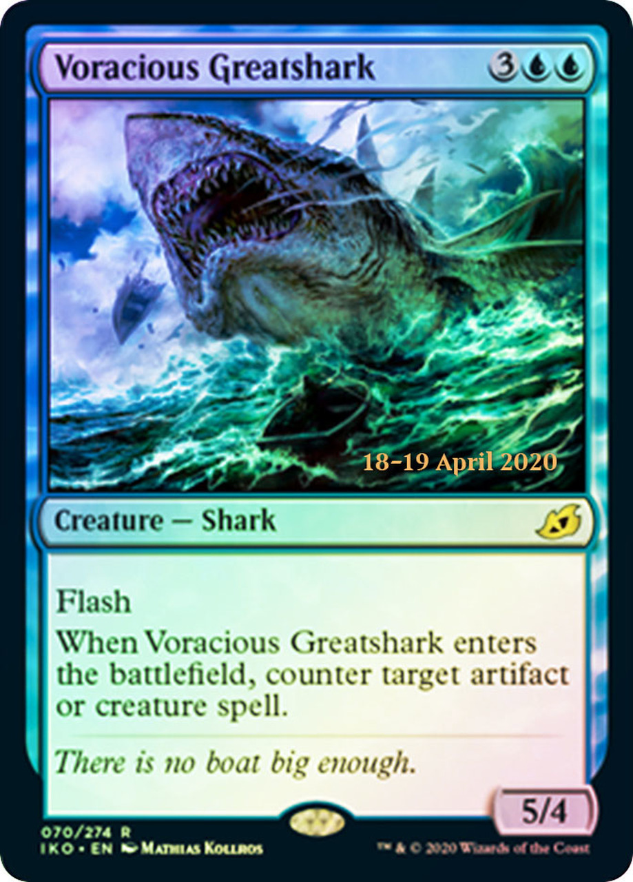 Voracious Greatshark - Foil - Prerelease Promo