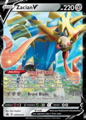 Zacian V SWSH018 Holo Promo - Legends of Galar Tin