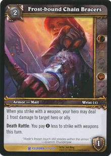 Frost-bound Chain Bracers