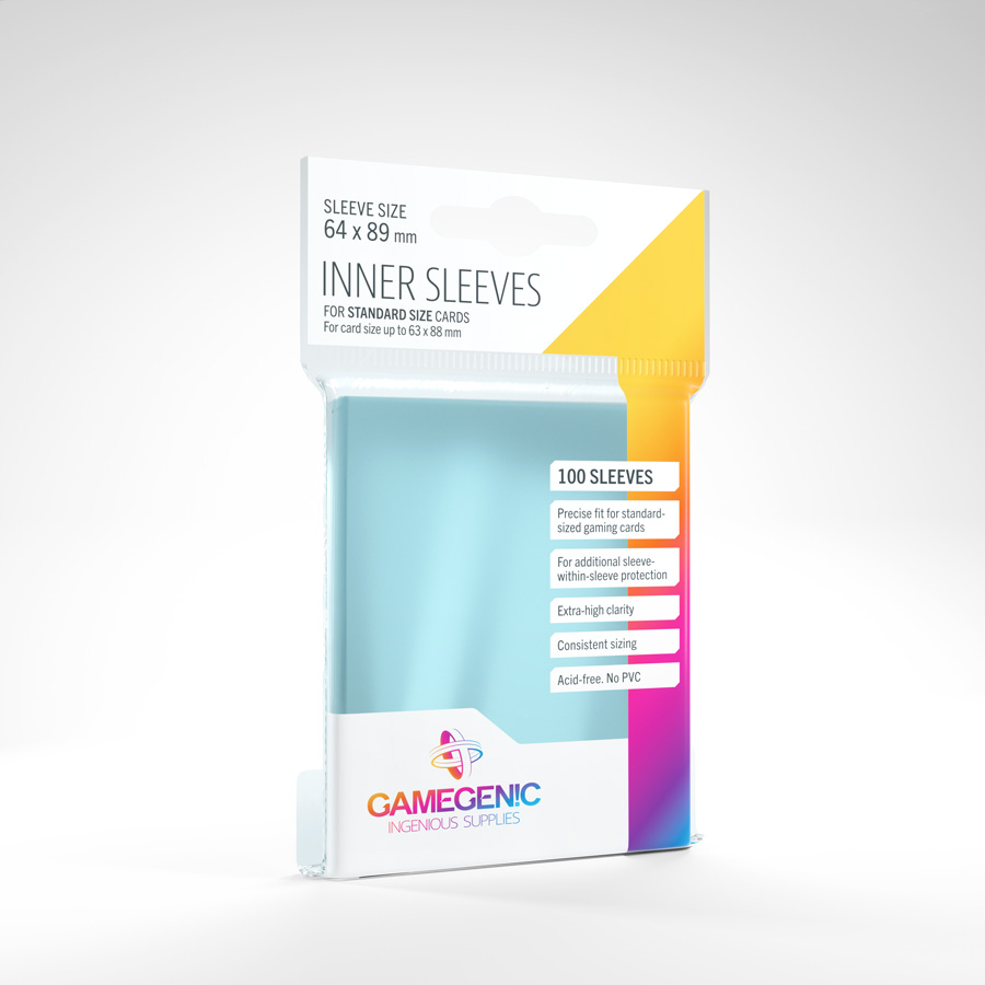 Gamegenic - Inner Sleeves - Clear