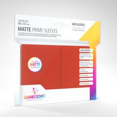 Gamegenic - Matte Prime Sleeves - Red (100)