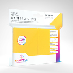 Gamegenic - Matte Prime Sleeves - Yellow (100)