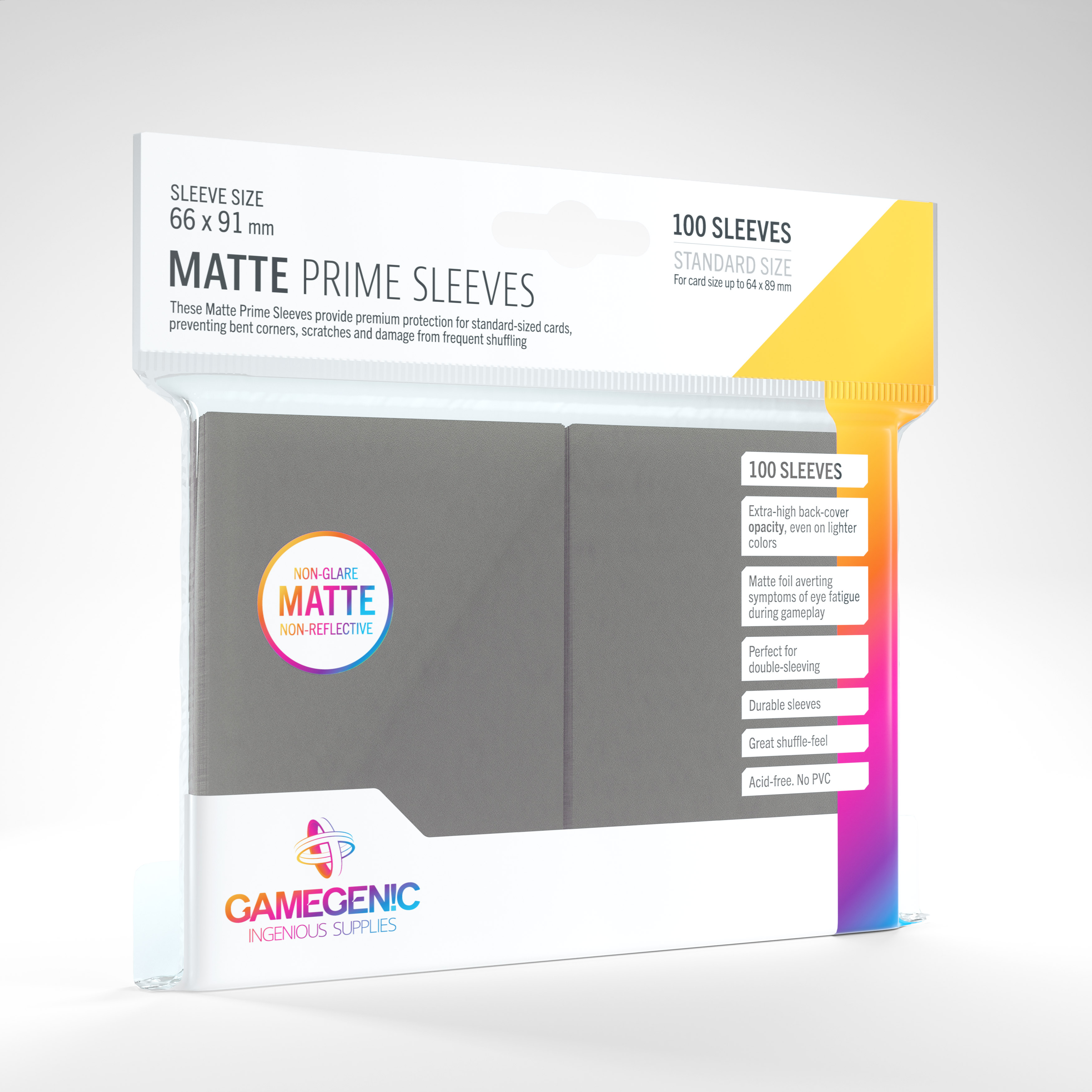 Gamegenic Matte Prime Sleeves (100)