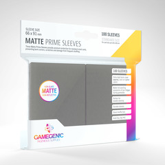 Gamegenic - Matte Prime Sleeves - Gray (100)