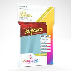 Gamegenic - Keyforge Clear Exoshields - Clear