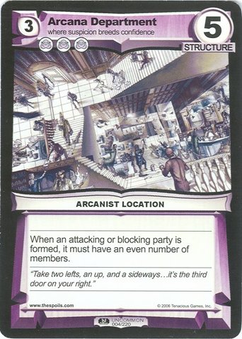 Arcana Department