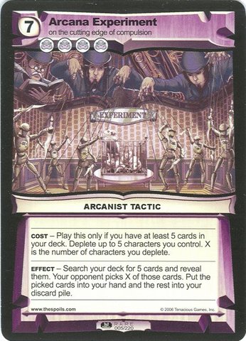 Arcana Experiment