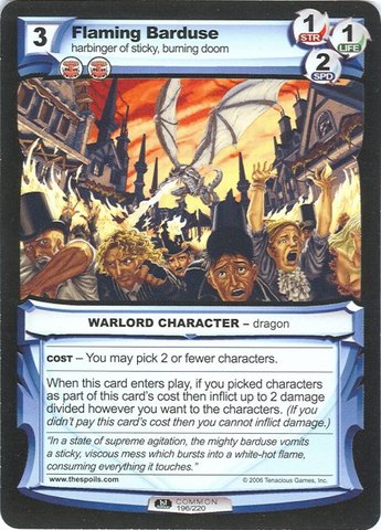 Flaming Barduse