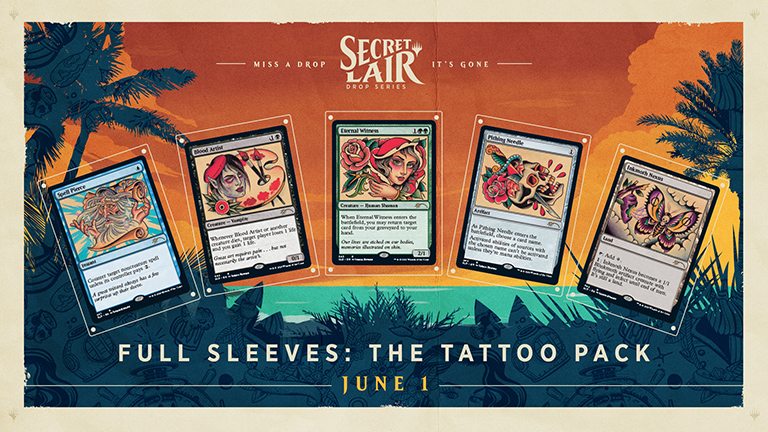 Secret Lair Full Sleeves The Tattoo Pack - Magic Sealed Product 