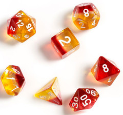 Dice Set - Yellow Red