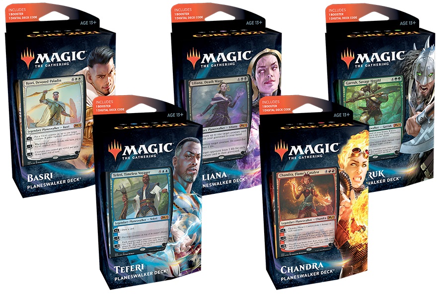 Core Set 2021 - Planeswalker Decks - Set of 5