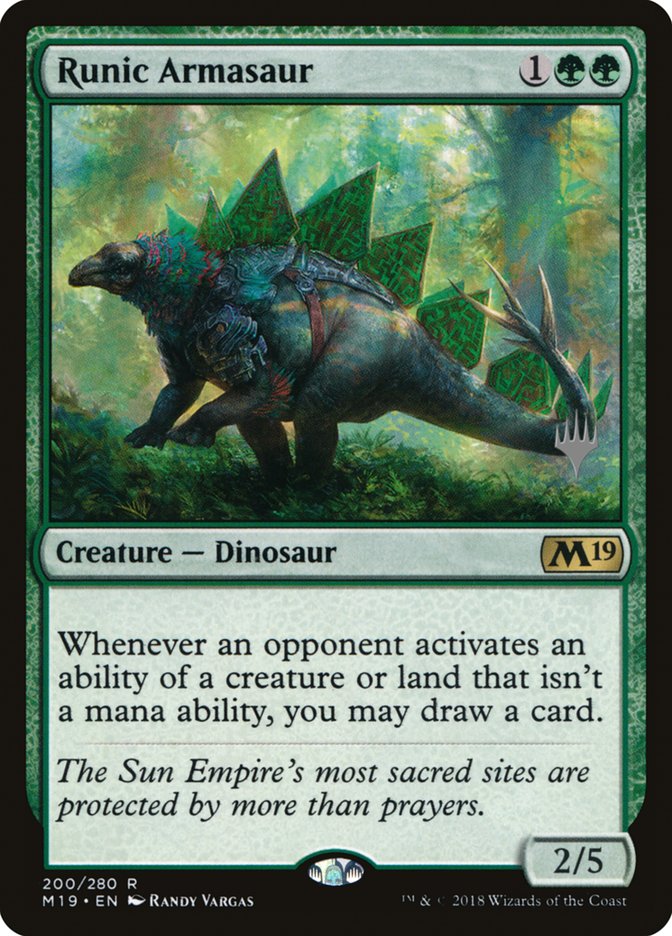 Runic Armasaur - Promo Pack