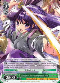 Master of Swordsmanship, Rin - Fmr/W65-E027S - SR