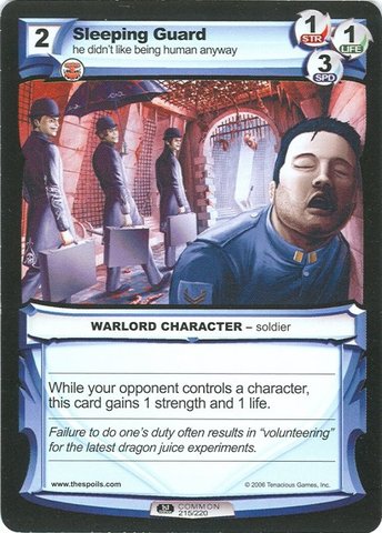 Sleeping Guard