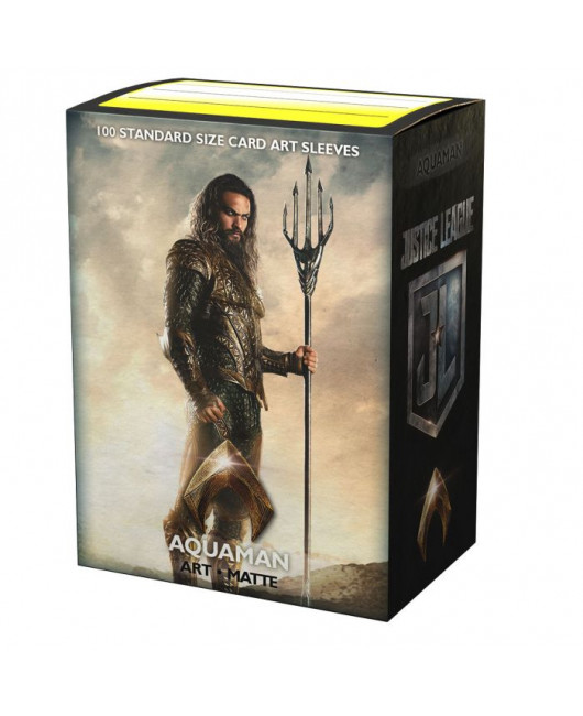Dragon Shield Matte Art Sleeves: Justice League - Aquaman - Limited Edition (100ct)