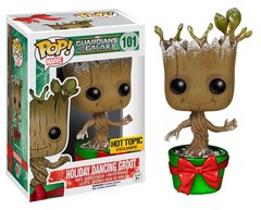 Marvel Series - #101 - Holiday Dancing Groot (Metallic) (Hot Topic Exclusive)