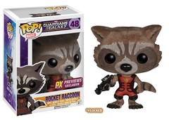 Marvel Series - #48 - Rocket Raccoon (Ravager Suit) (Flocked) (PX Previews Exclusive)