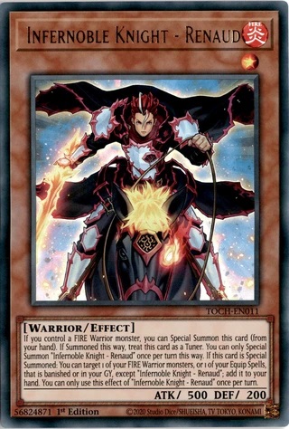 Infernoble Knight - Renaud - TOCH-EN011 - Ultra Rare - 1st Edition