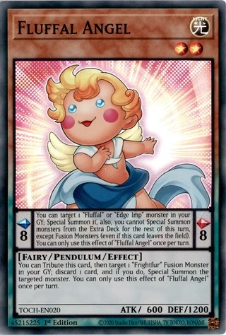 Fluffal Angel - TOCH-EN020 - Super Rare - 1st Edition