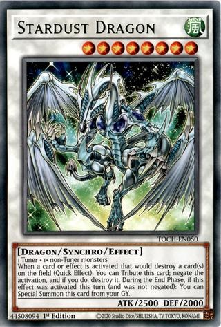 Stardust Dragon - TOCH-EN050 - Rare - 1st Edition