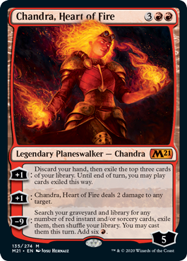 Chandra, Heart of Fire - Foil