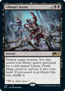 Lilianas Scorn - Planeswalker Deck Exclusive