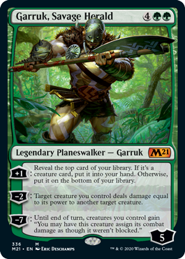 Garruk, Savage Herald - Foil - Planeswalker Exclusive