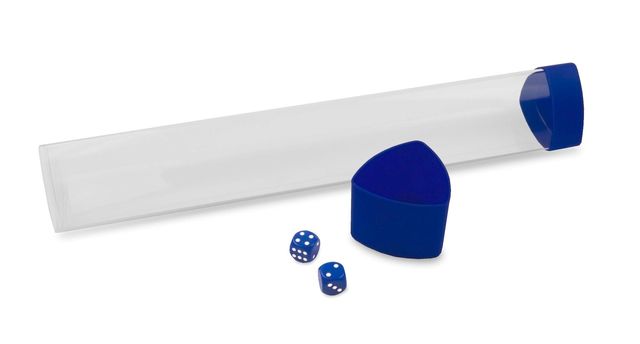 BCW - Playmat Tube with Dice Cap (Blue)