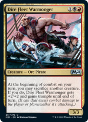 Dire Fleet Warmonger - Foil