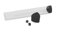 BCW - Playmat Tube with Dice Cap - Black