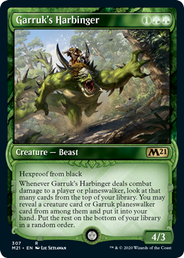 Garruks Harbinger - Foil - Showcase