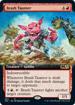 Brash Taunter - Extended Art