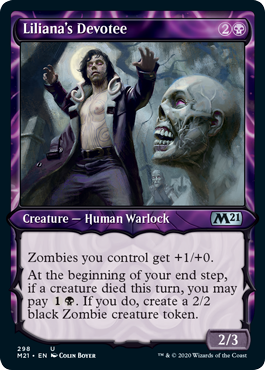 Lilianas Devotee - Foil - Showcase