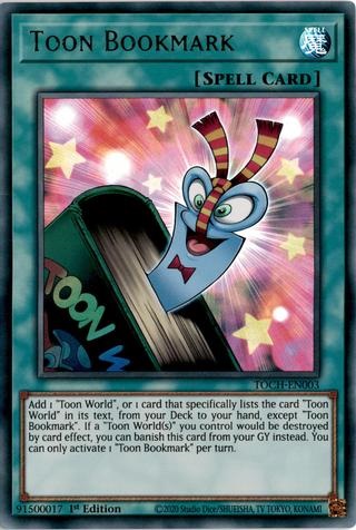 Toon Bookmark - TOCH-EN003 - Collectors Rare - 1st Edition