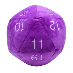 Ultra Pro Jumbo D20 Plush Dice - Purple