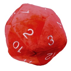 Ultra Pro Jumbo D20 Plush Dice - Red