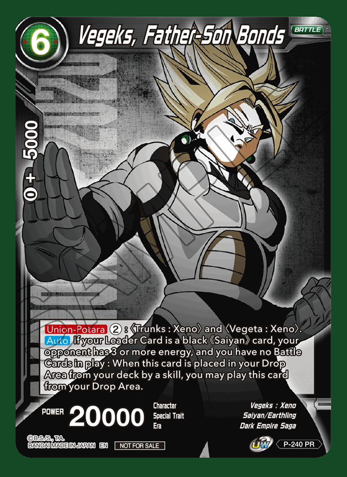 Vegeks, Father-Son bonds (Championship Pack 2020 Vol. 2) - P-240 - PR
