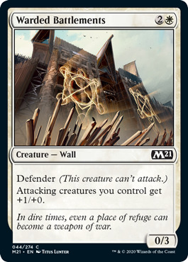 Warded Battlements - Foil