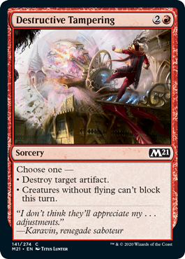 Destructive Tampering - Foil