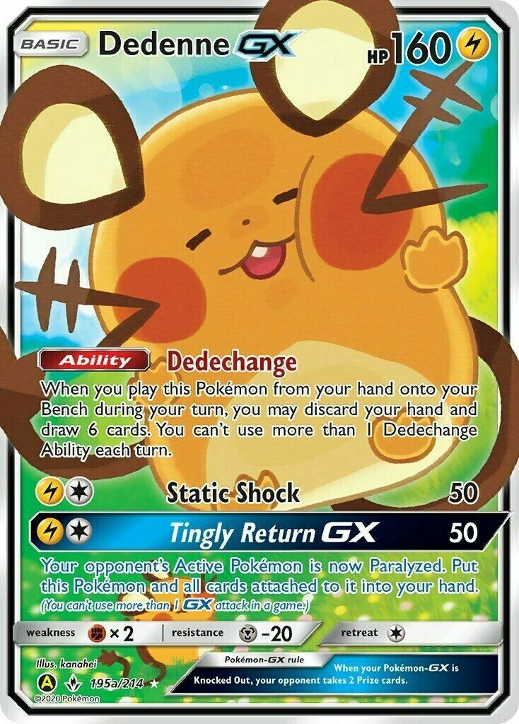 Dedenne GX - 195a/214 - Alternate Art Promo