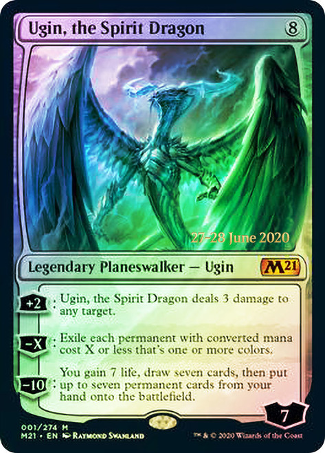 Ugin, the Spirit Dragon - Foil - Prerelease Promo