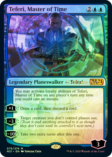 Teferi, Master of Time - Foil - Prerelease Promo